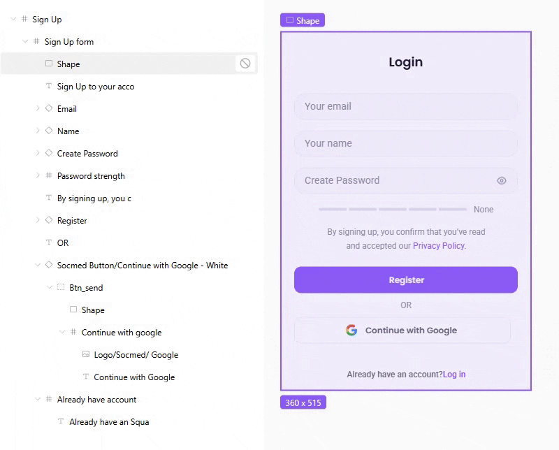 Select layer for Overlay